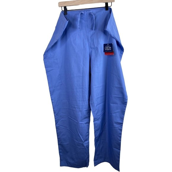 Cherokee Pants - Cherokee Workwear Scrub Pants Unisex Fit Size XL Blue Ciew Drawstring NWT